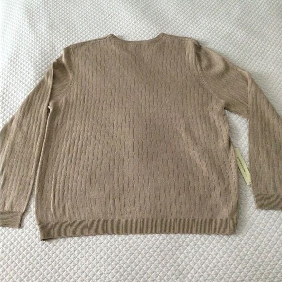 NWT XL SILK camel sweater - Picture 4 of 4